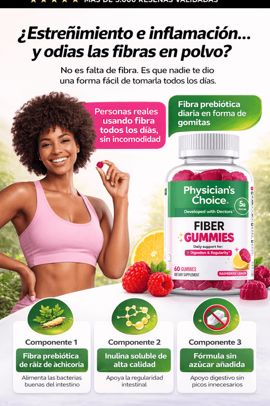 Fibra Prebiótica Premium en Gomitas - Resultados Garantizados